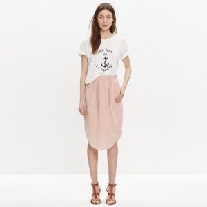 Madewell Blush Pink Tulip Skirt